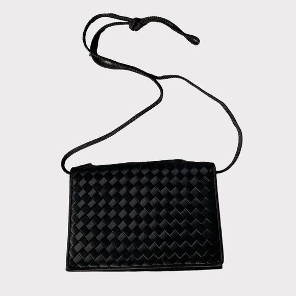 La Regale Black Satin Handbag - Picture 1 of 9